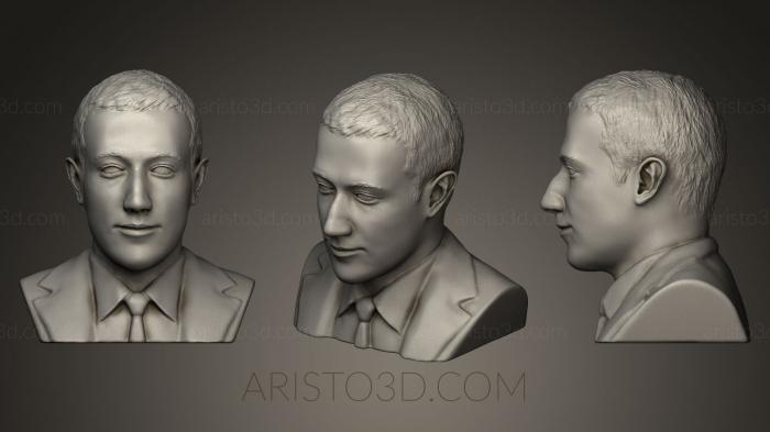Busts and bas-reliefs of famous people (BUSTC_0405) 3D model for CNC machine